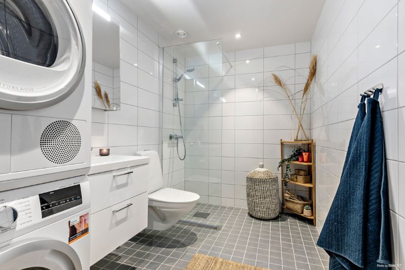 Renovering av badrum & tvättstuga. Teckomatorp Svalöv