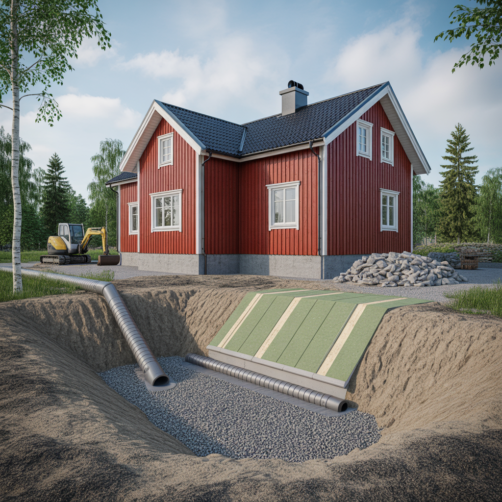 dranering runt husgrund metoder kostnad och garanti