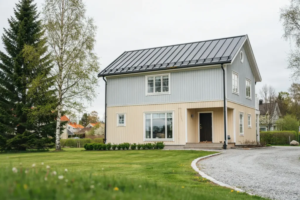 takoml ggning och till ggsisolering p villa i k ger d
