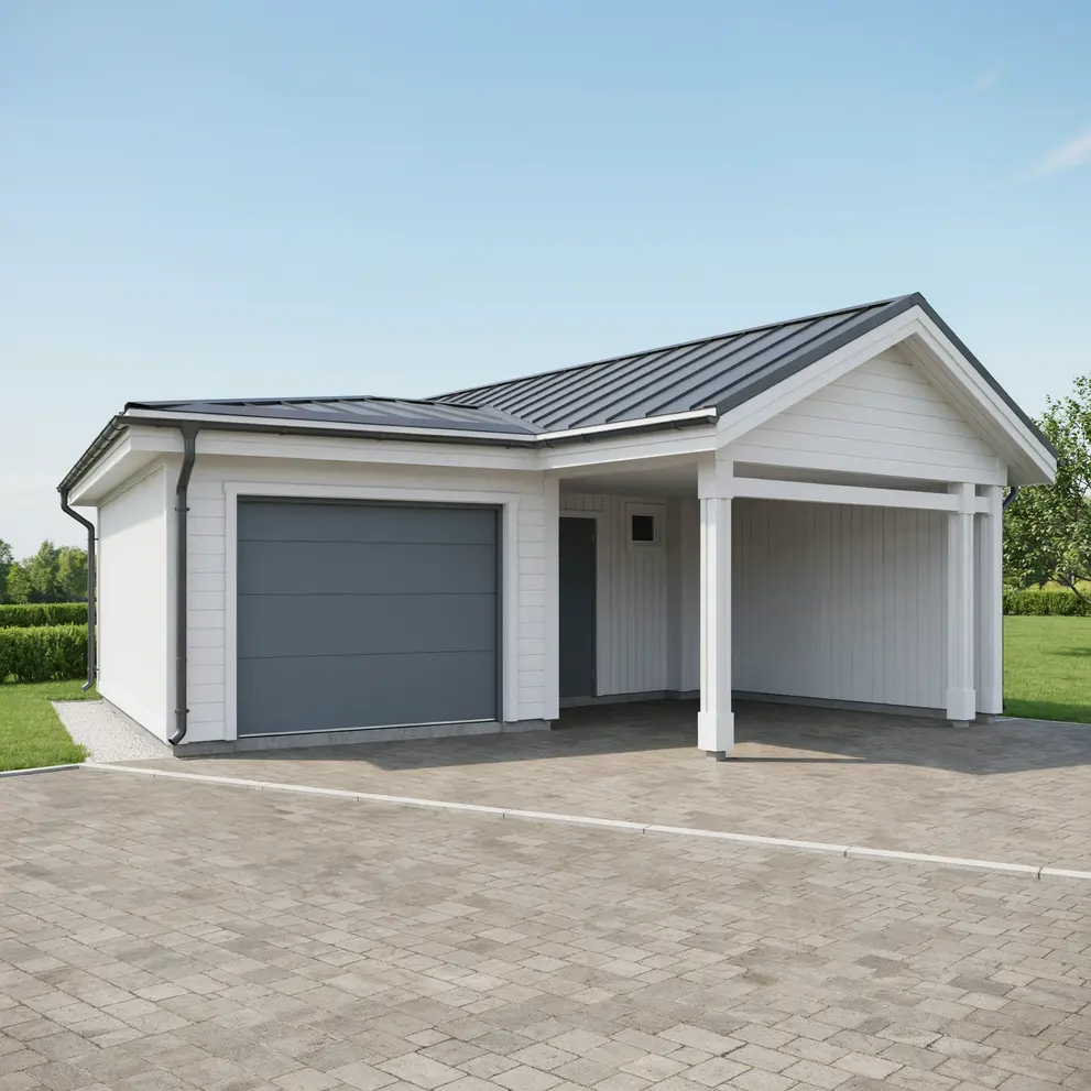 bygga carport garage svalov skane